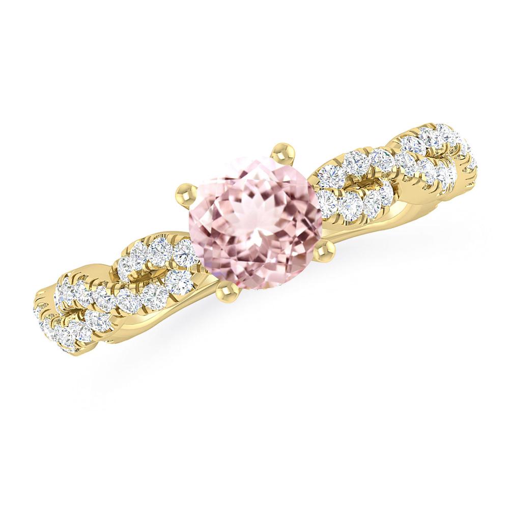 Yellow Gold - Morganite