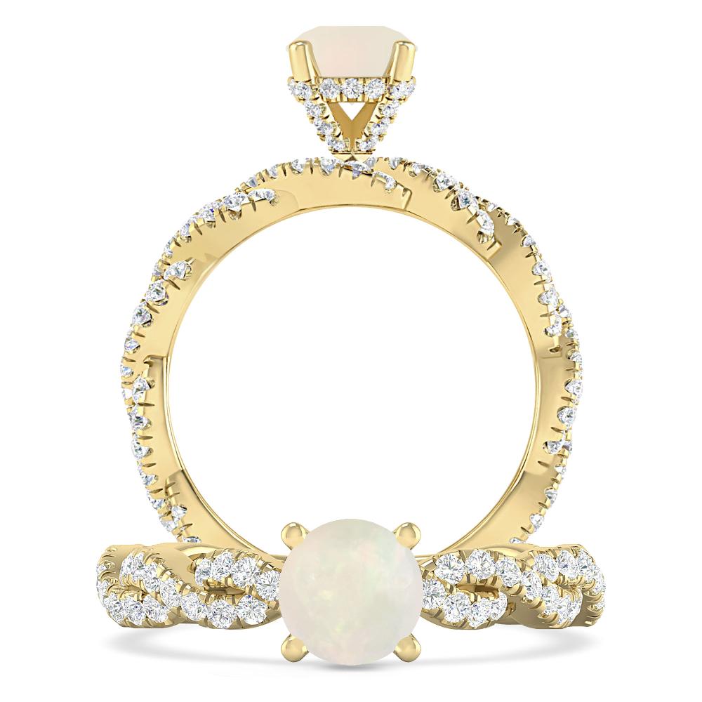 Yellow Gold - Opal