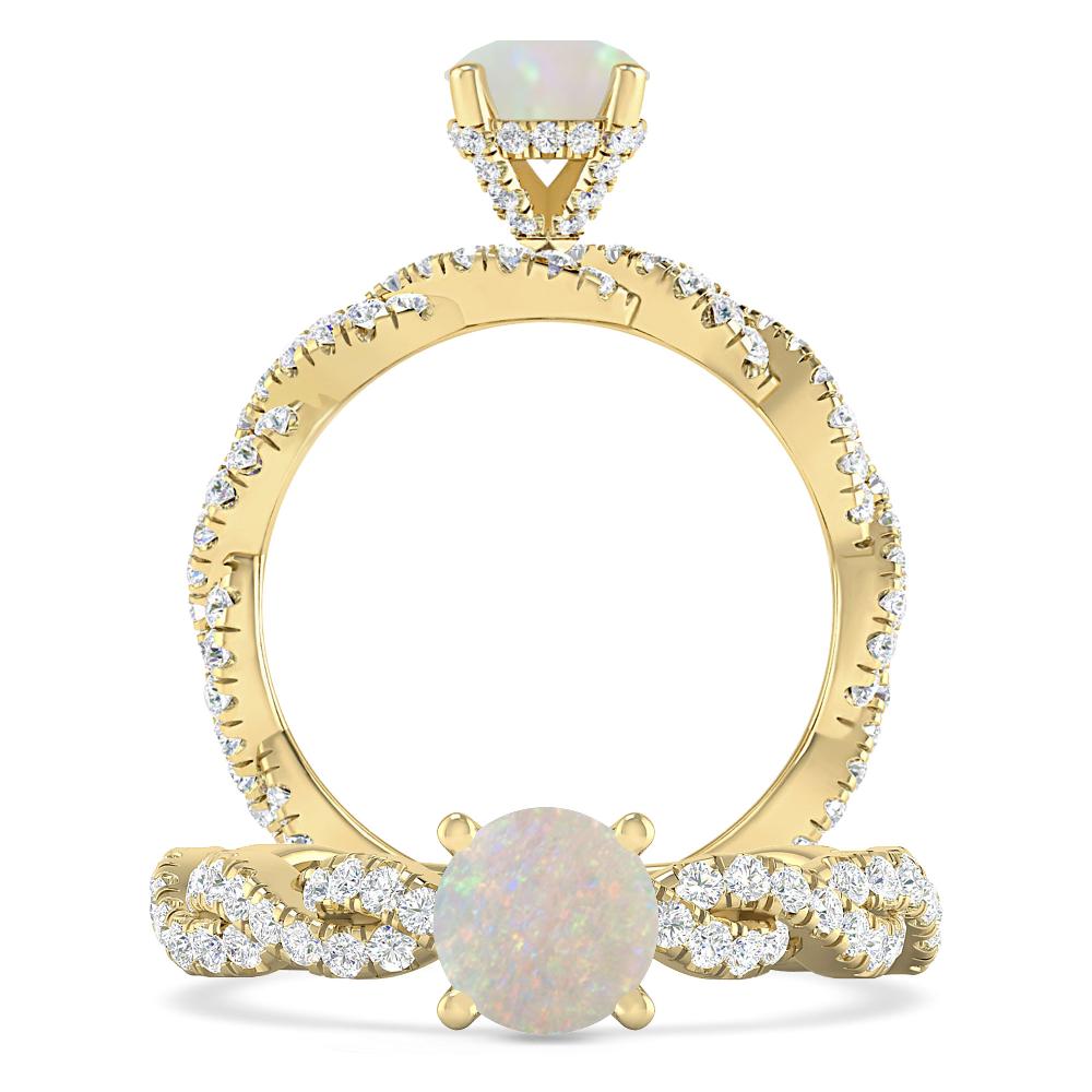 Yellow Gold - Opal