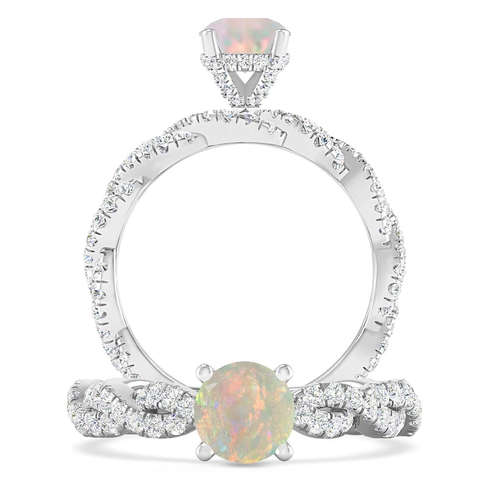 White Gold - Opal