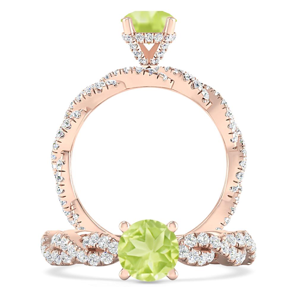 Rose Gold - Peridot
