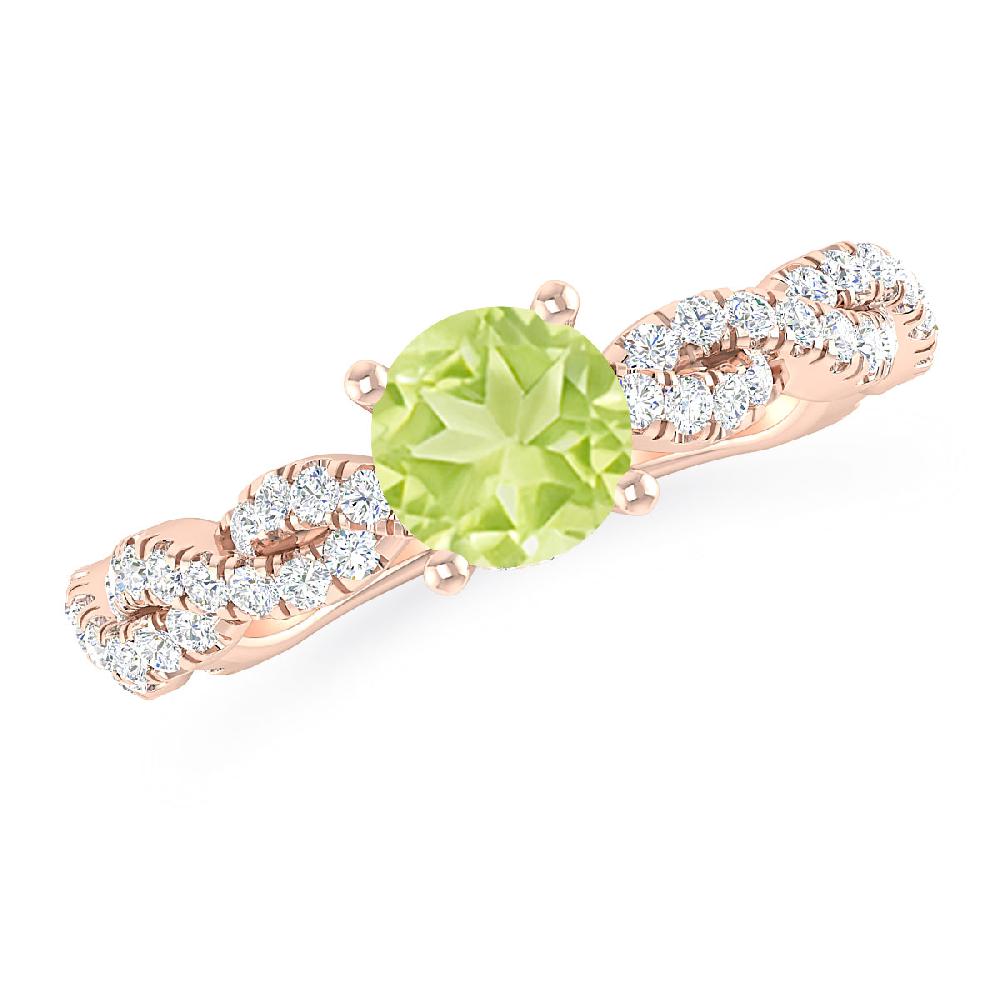 Rose Gold - Peridot