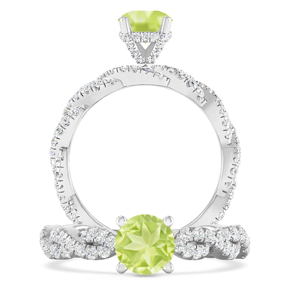 White Gold - Peridot