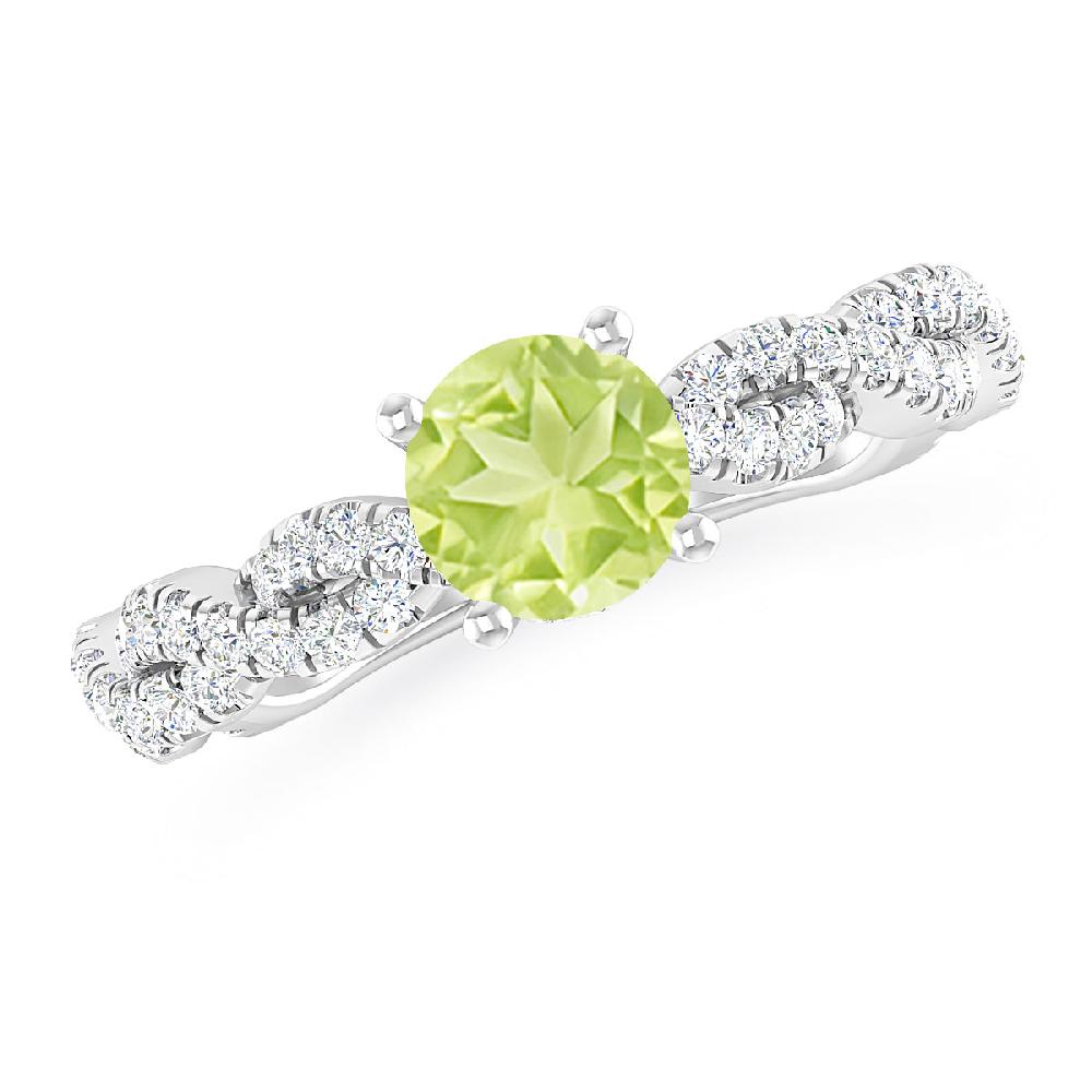 White Gold - Peridot