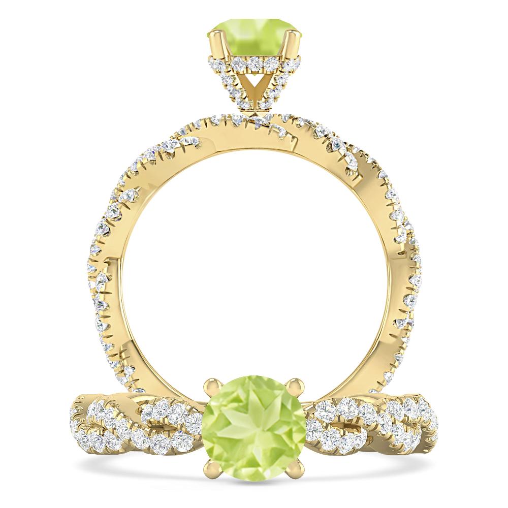 Yellow Gold - Peridot