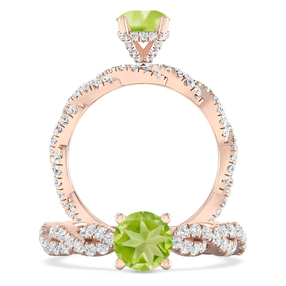 Rose Gold - Peridot