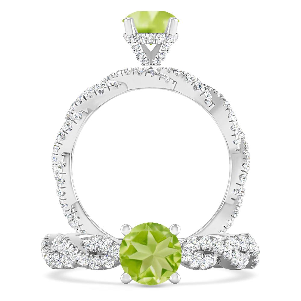 White Gold - Peridot