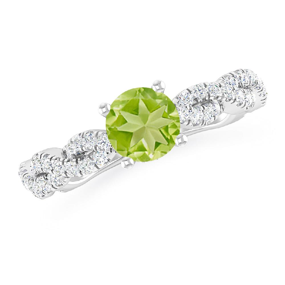 White Gold - Peridot