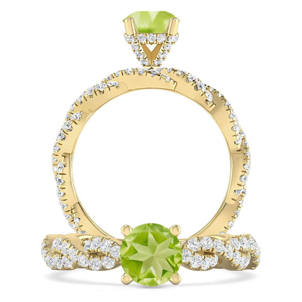 Yellow Gold - Peridot