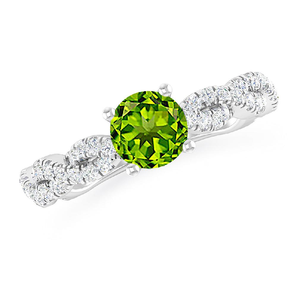 White Gold - Peridot