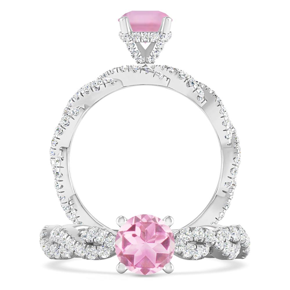 White Gold - Pink Tourmaline