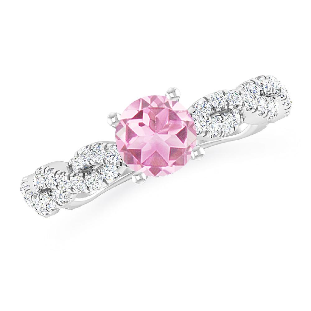 White Gold - Pink Tourmaline