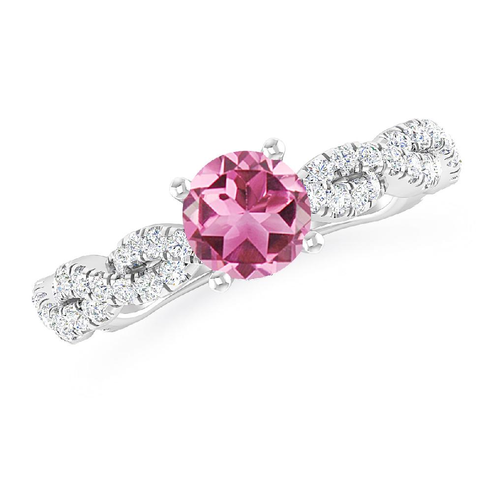 White Gold - Pink Tourmaline