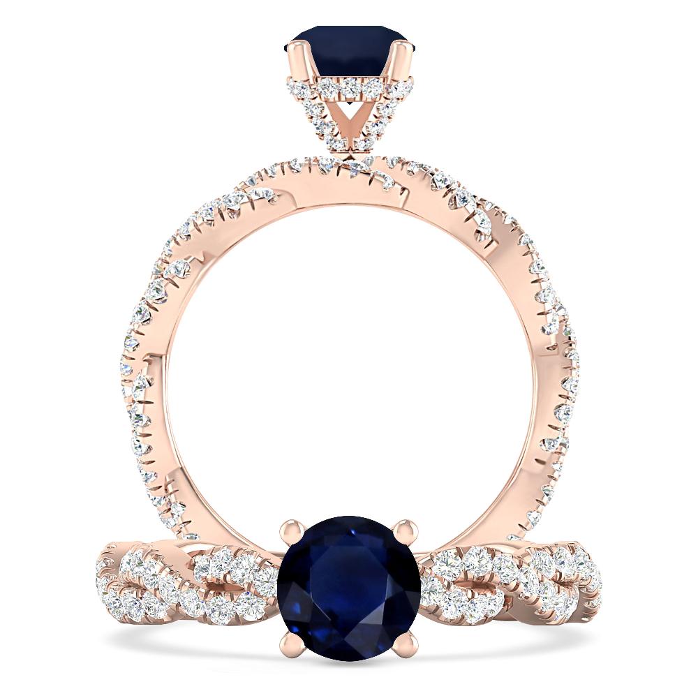 Rose Gold - Sapphire