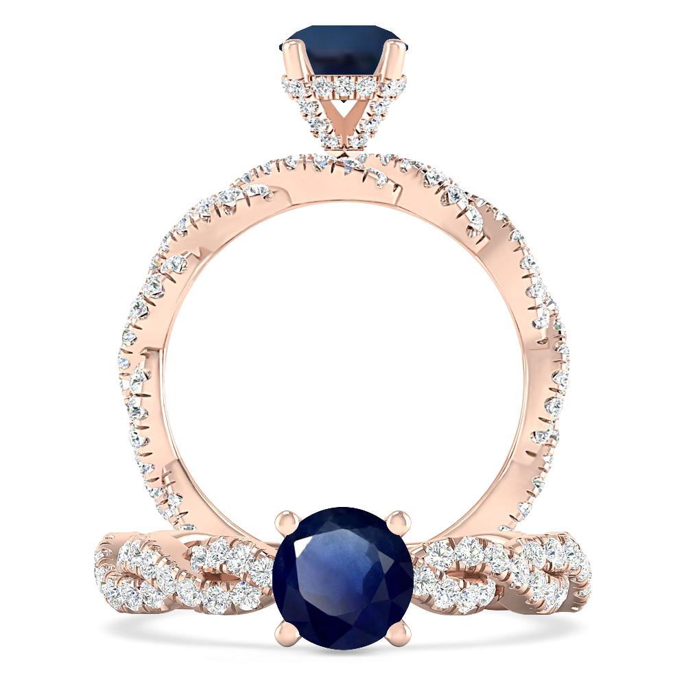 Rose Gold - Sapphire