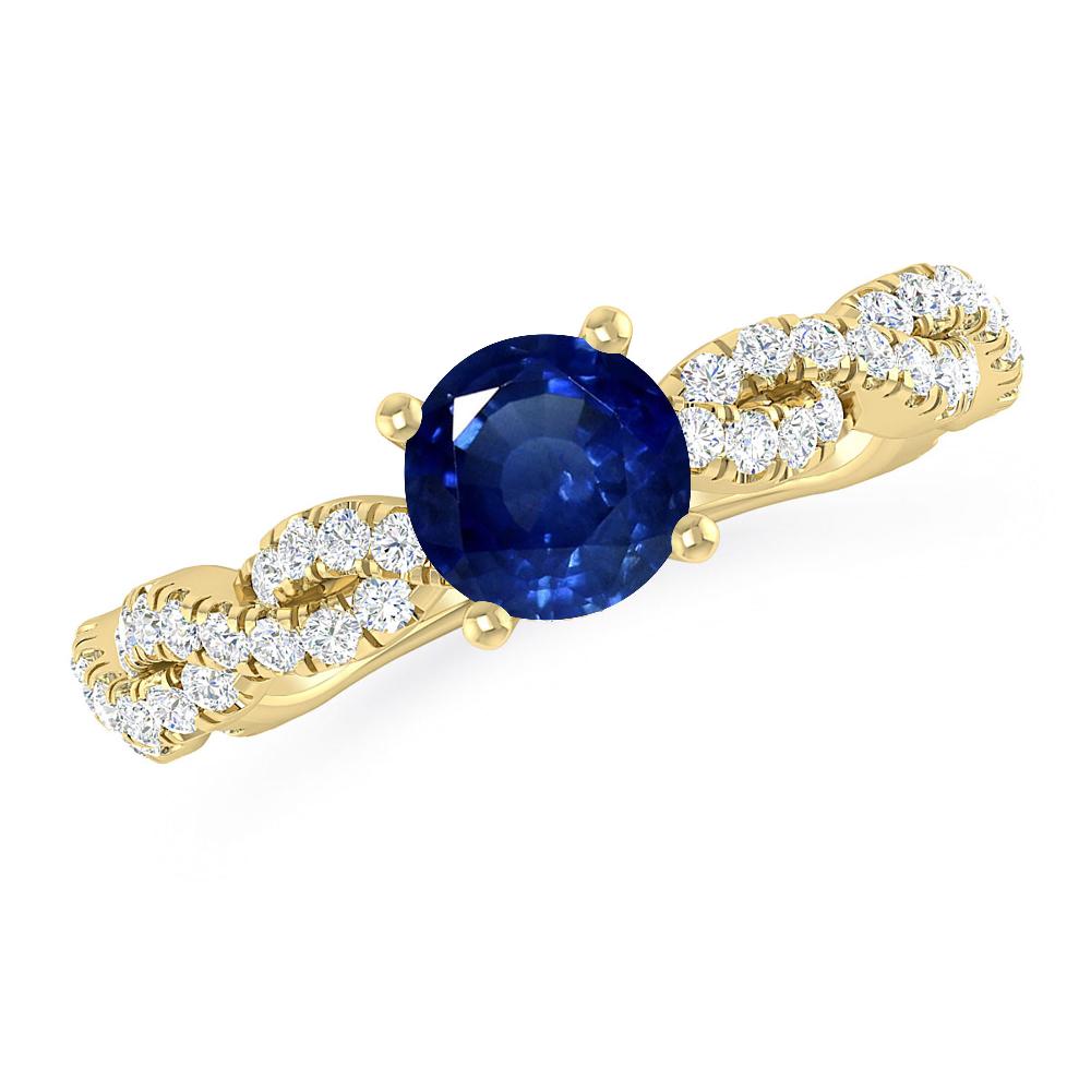 Yellow Gold - Sapphire