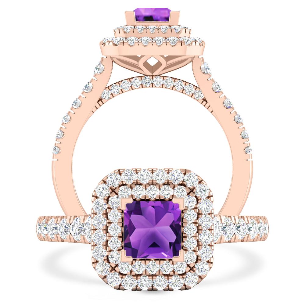 Rose Gold - Amethyst