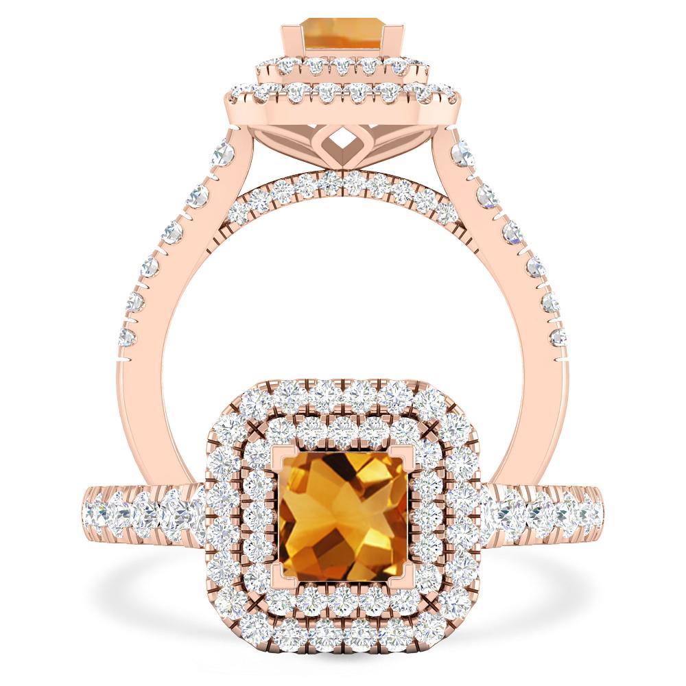 Rose Gold - Citrine