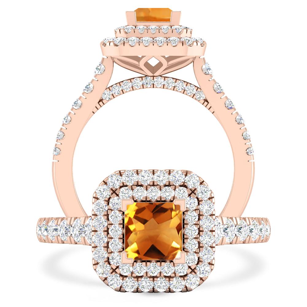 Rose Gold - Citrine