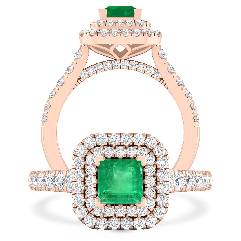 Rose Gold - Emerald