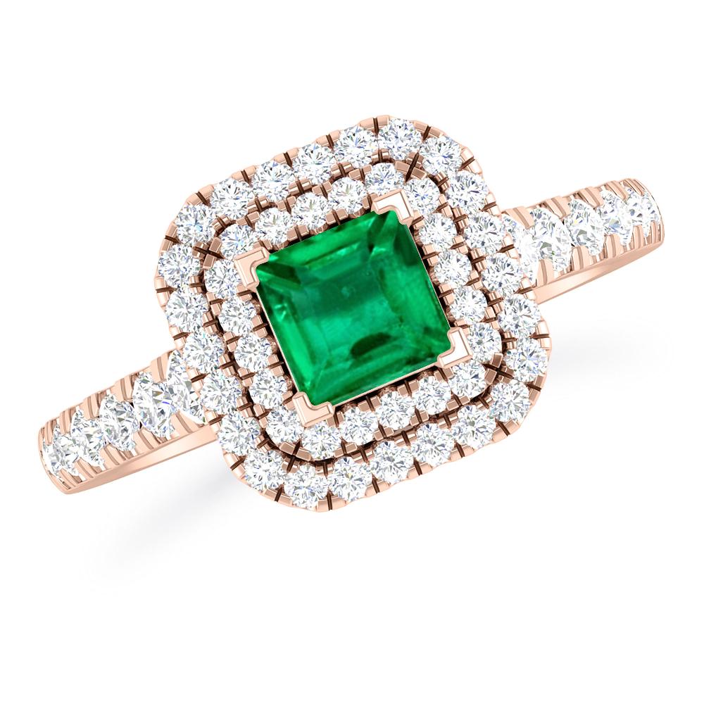 Rose Gold - Emerald