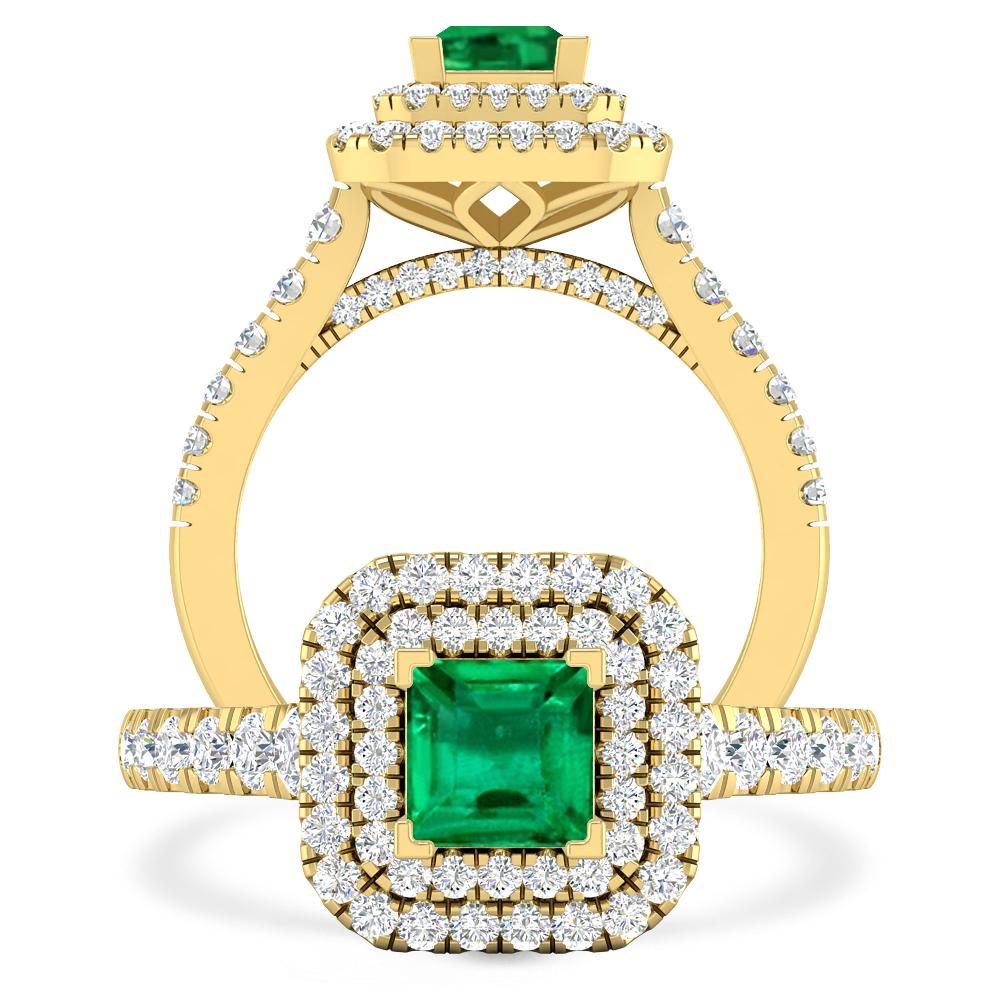 Yellow Gold - Emerald