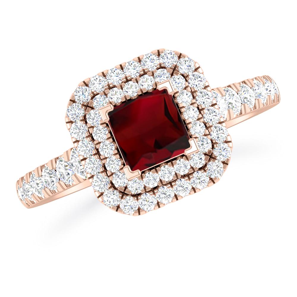 Rose Gold - Garnet