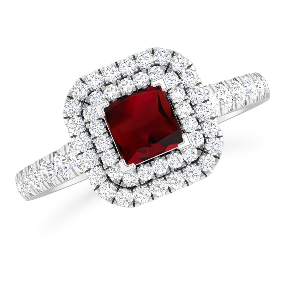 White Gold - Garnet