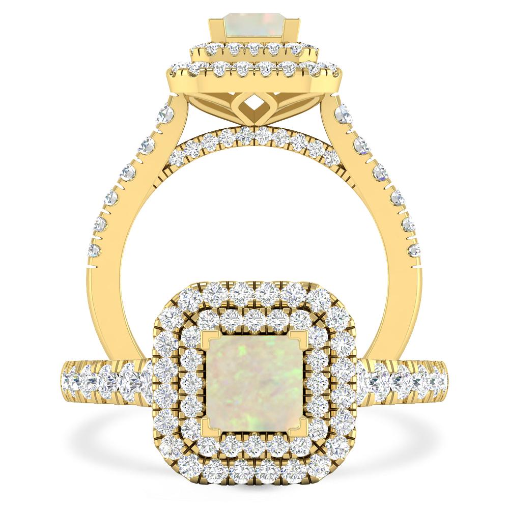 Yellow Gold - Opal