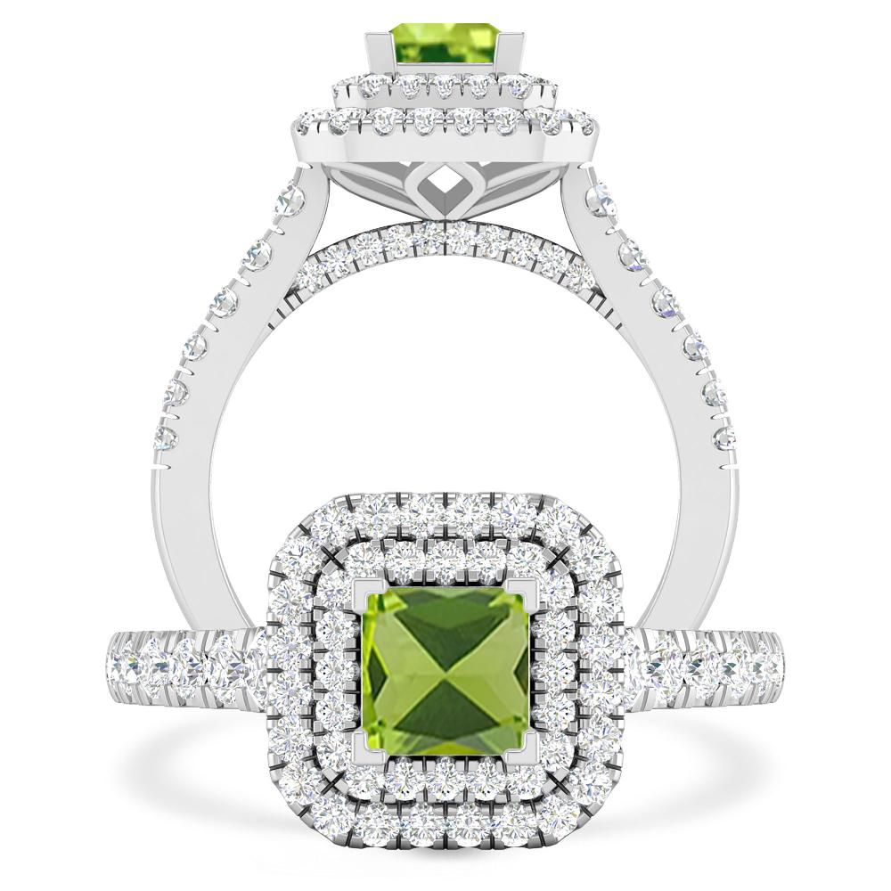 White Gold - Peridot