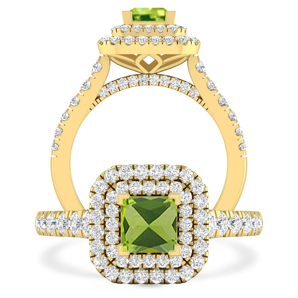 Yellow Gold - Peridot