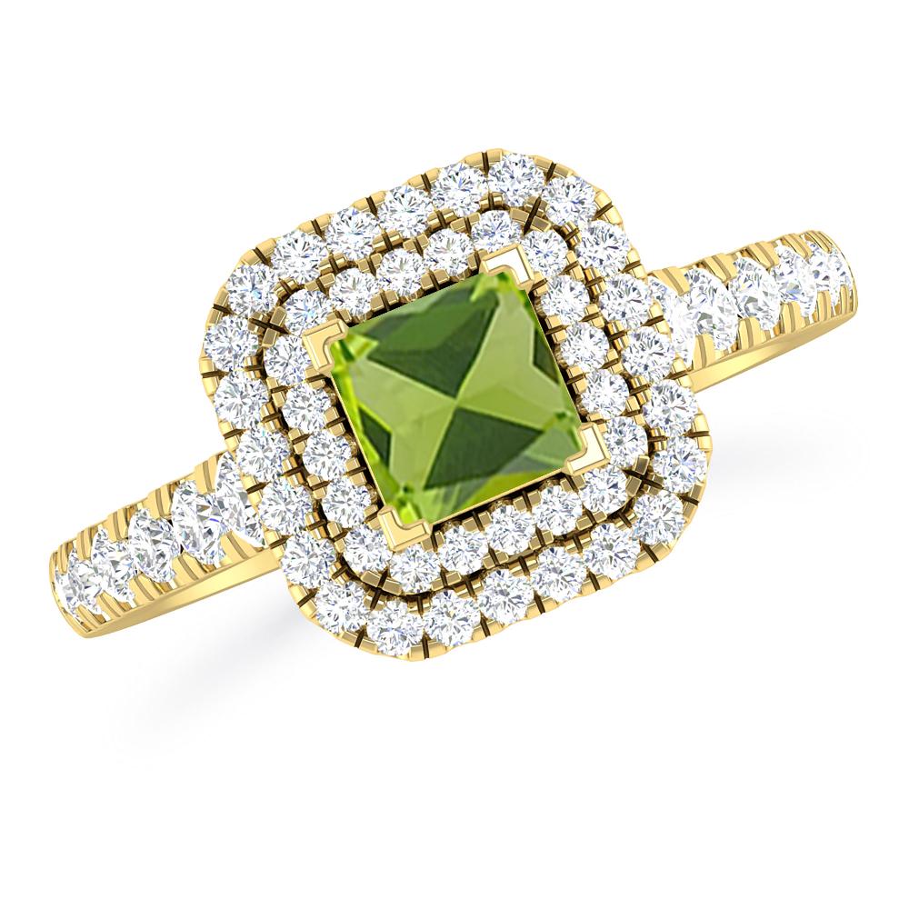 Yellow Gold - Peridot