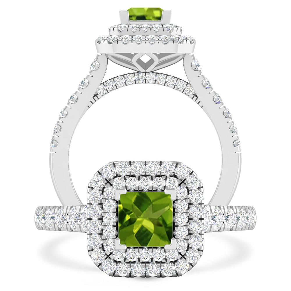 White Gold - Peridot