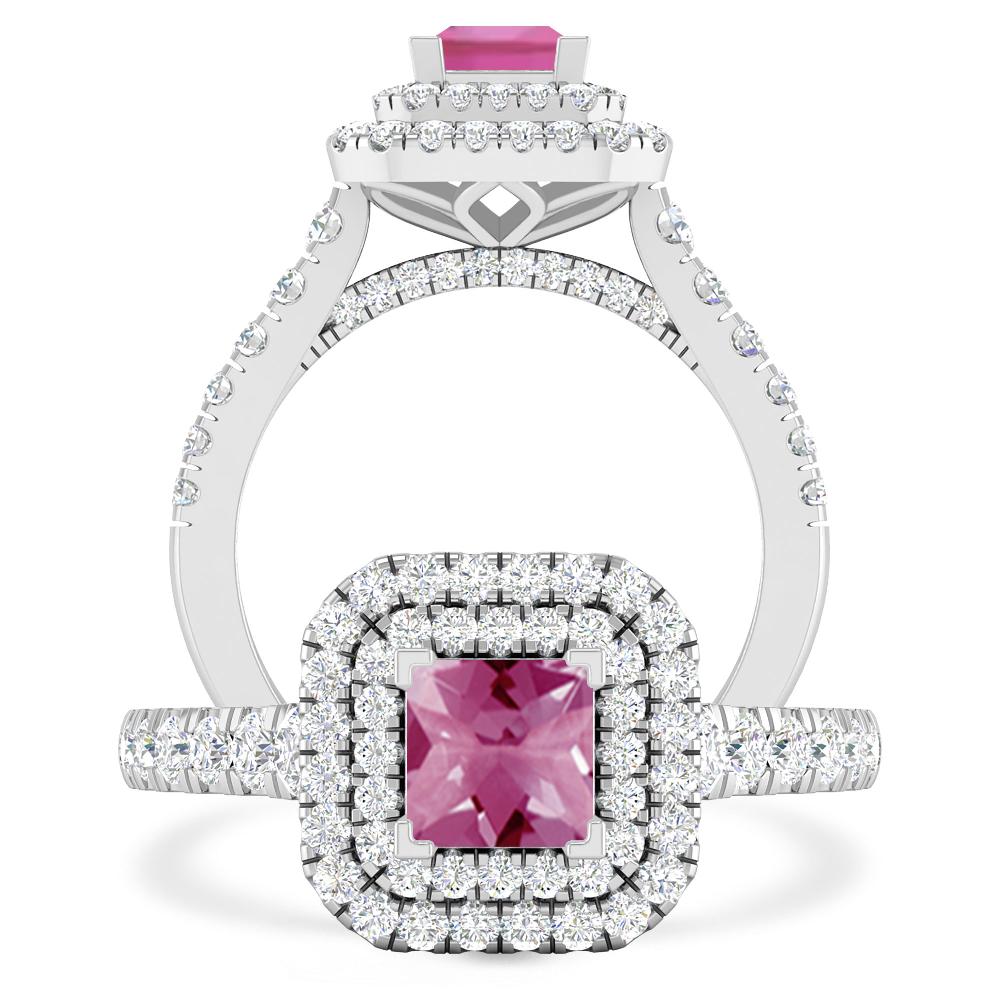 White Gold - Pink Tourmaline