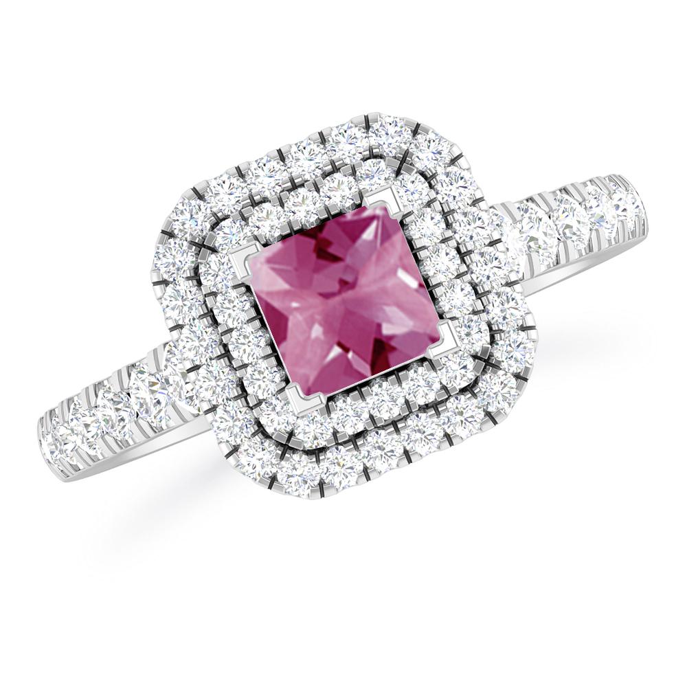 White Gold - Pink Tourmaline
