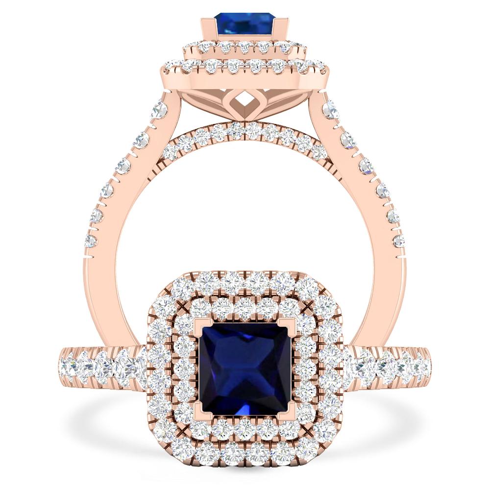 Rose Gold - Sapphire
