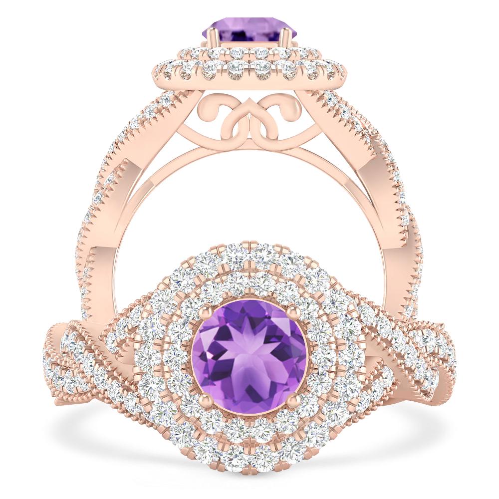 Rose Gold - Amethyst