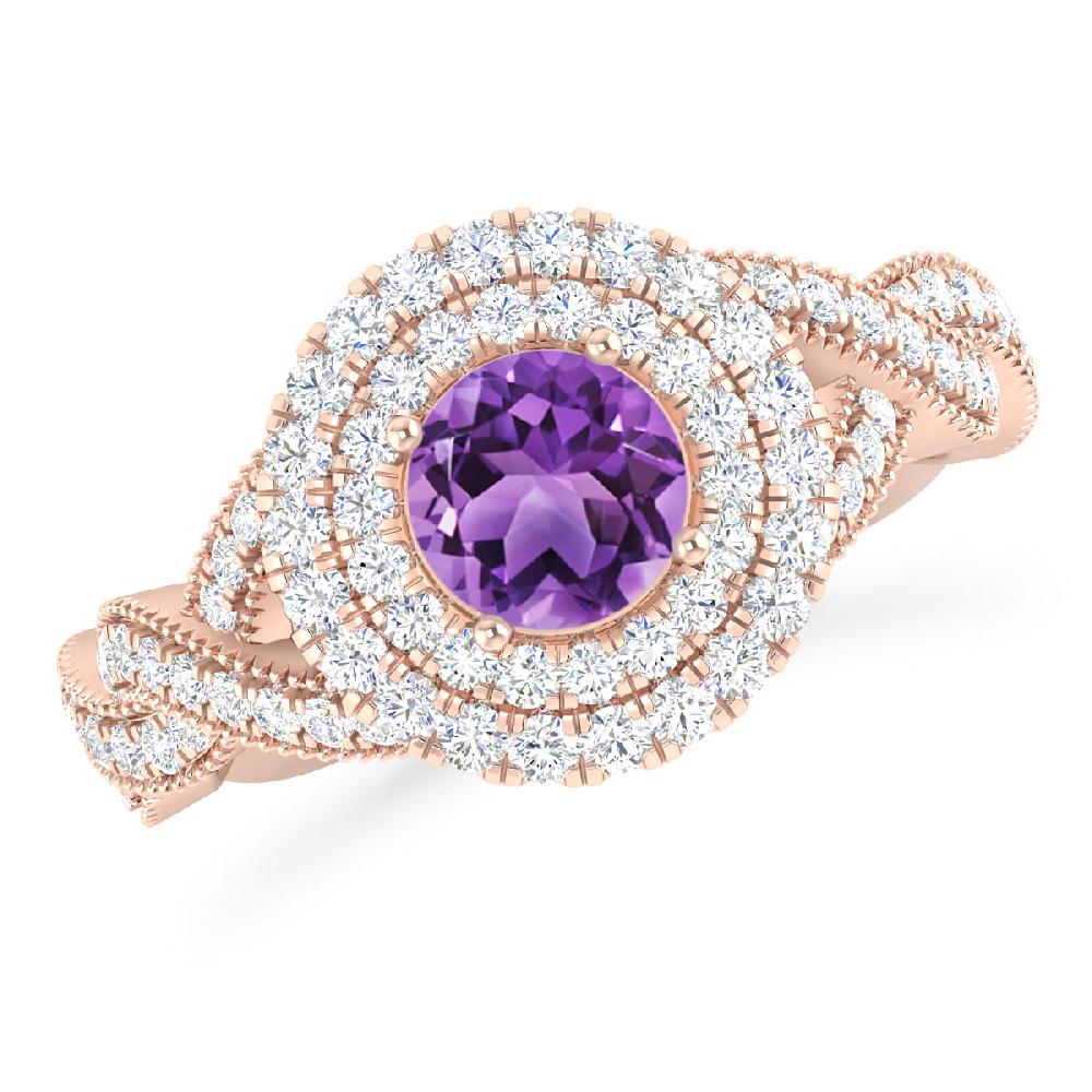 Rose Gold - Amethyst