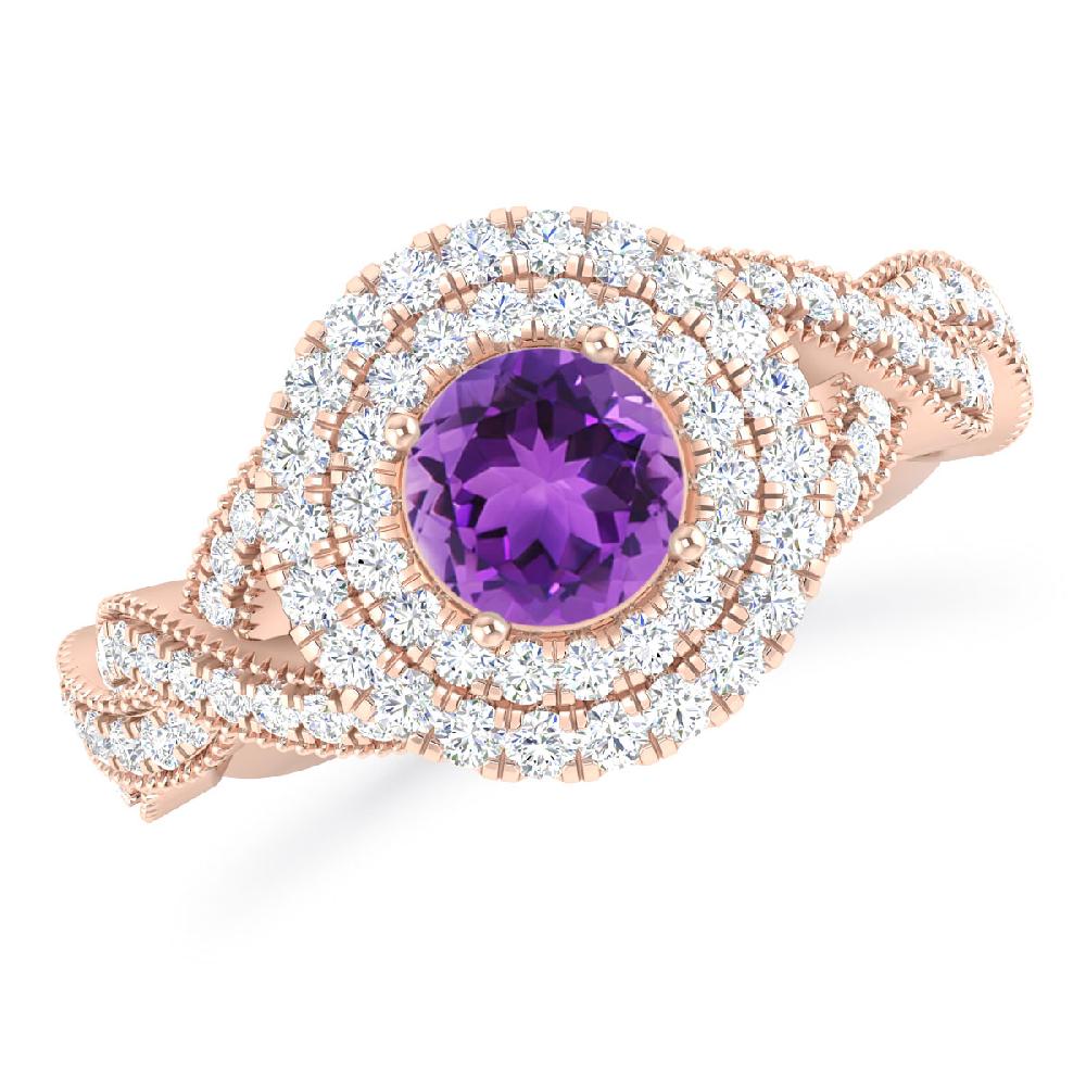 Rose Gold - Amethyst