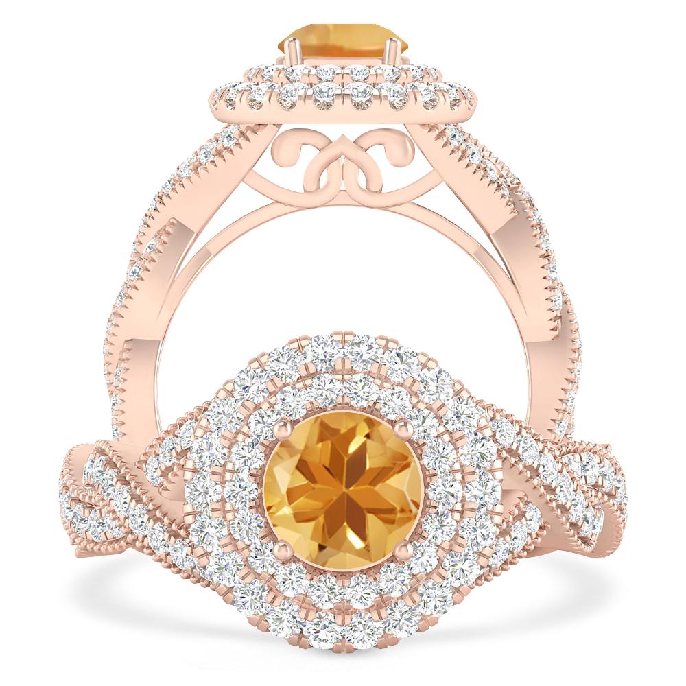 Rose Gold - Citrine