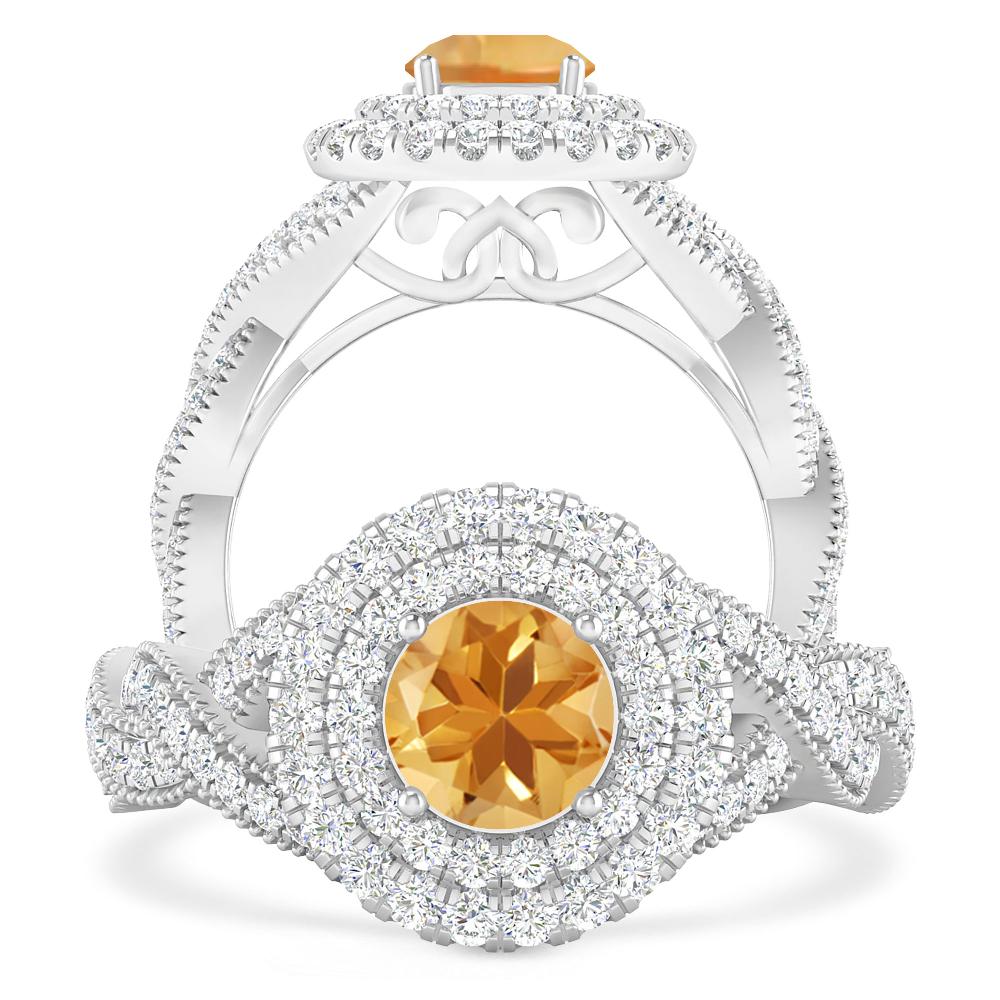 White Gold - Citrine