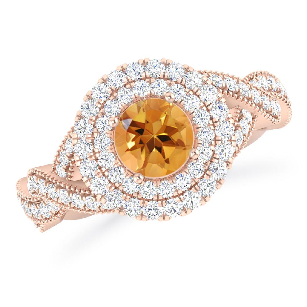 Rose Gold - Citrine