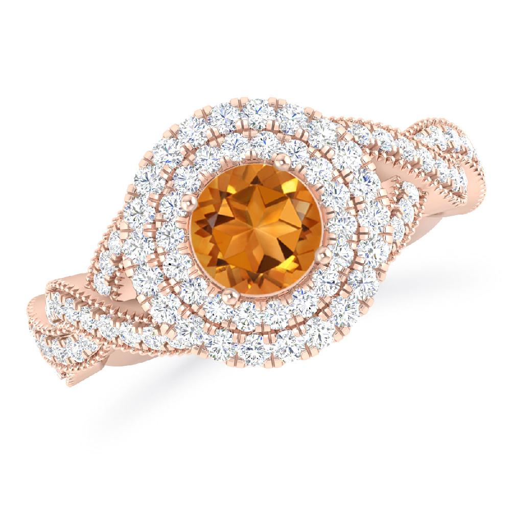 Rose Gold - Citrine