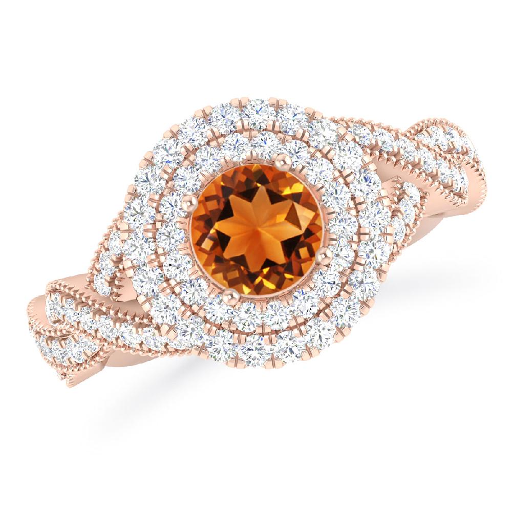 Rose Gold - Citrine