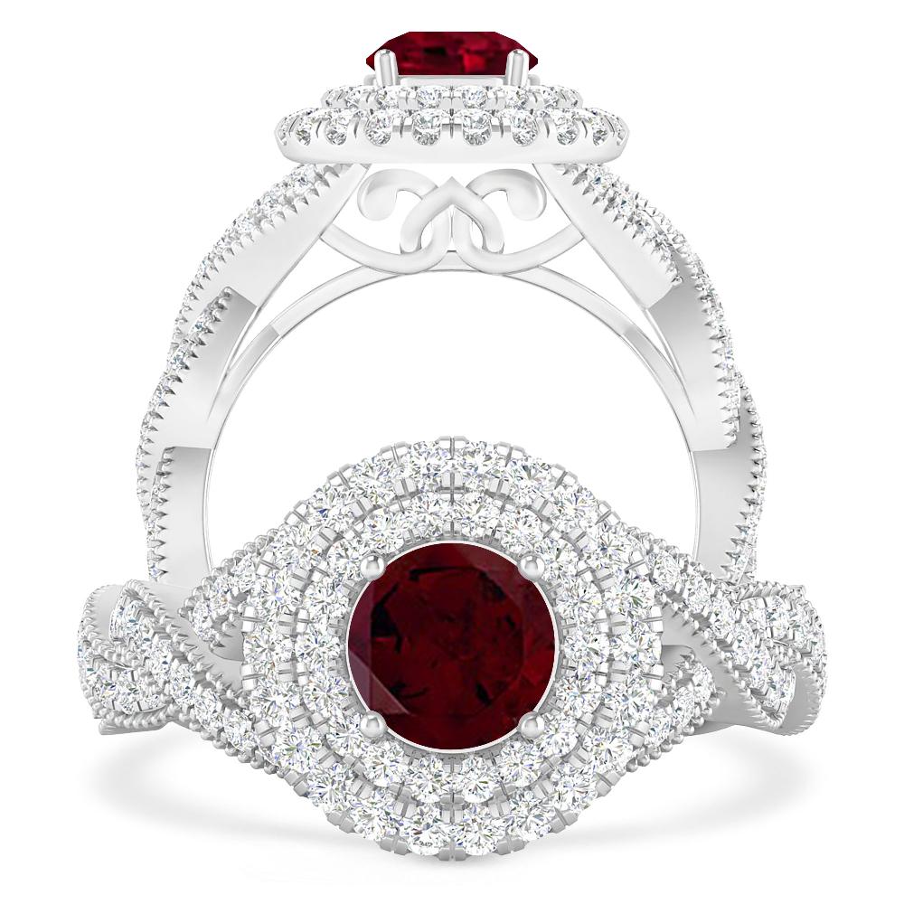 White Gold - Garnet