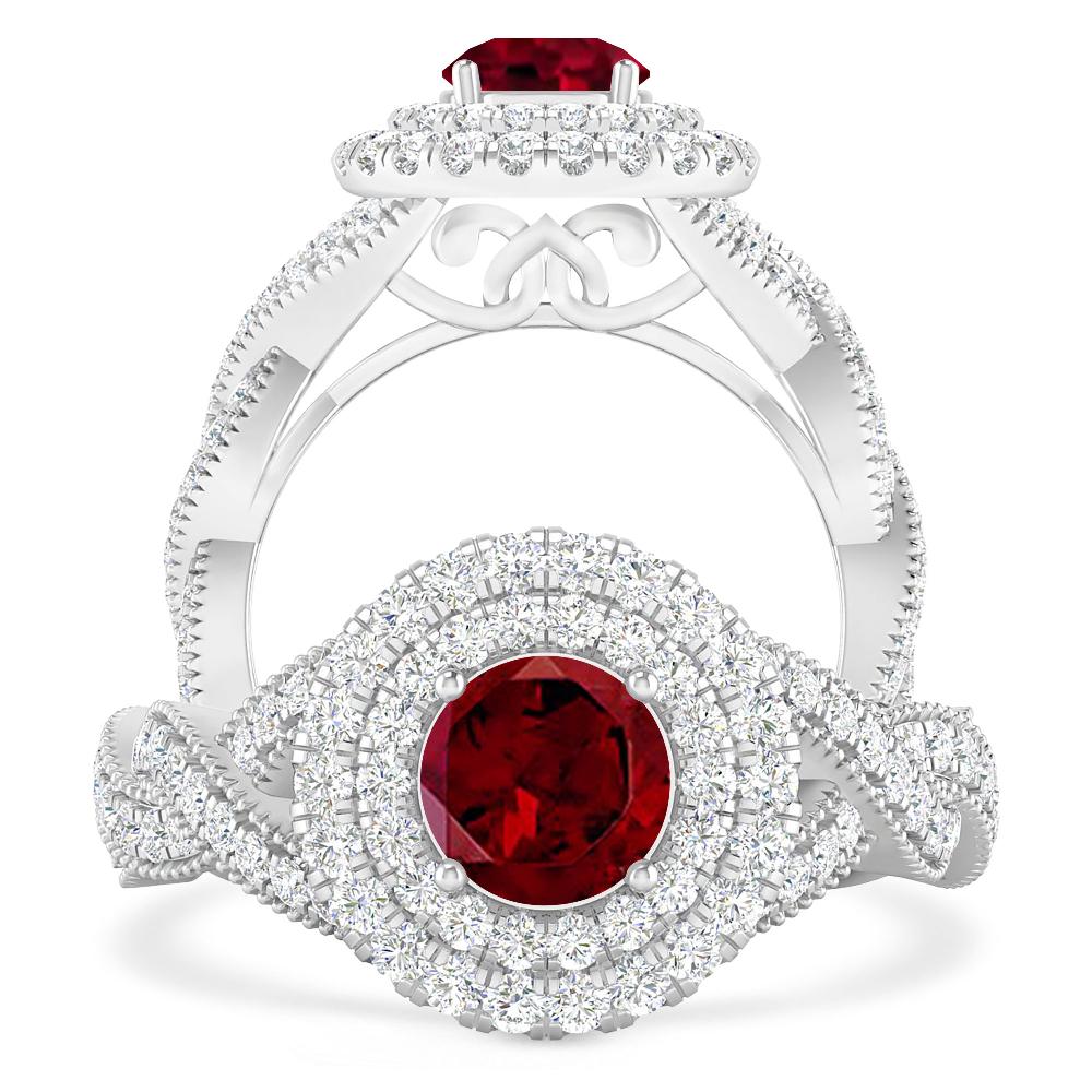 White Gold - Garnet