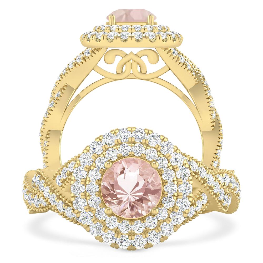 Yellow Gold - Morganite