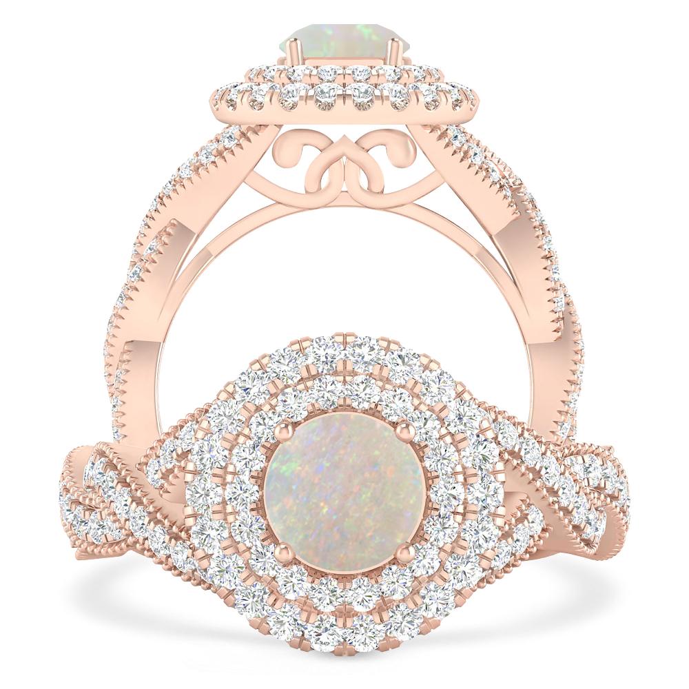 Rose Gold - Opal