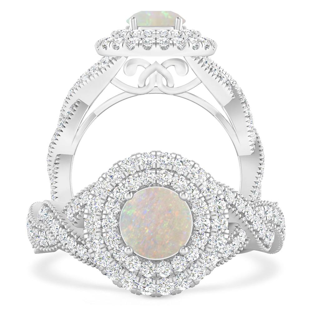 White Gold - Opal