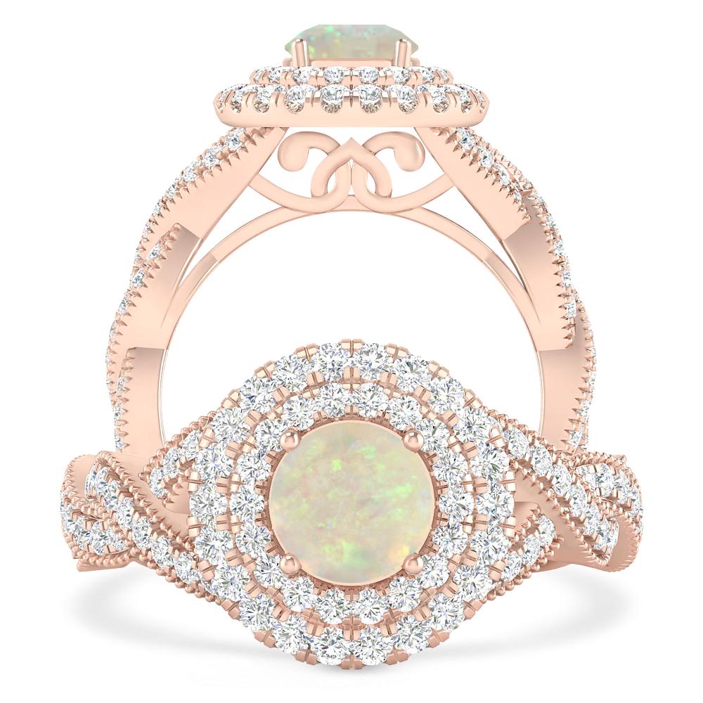 Rose Gold - Opal